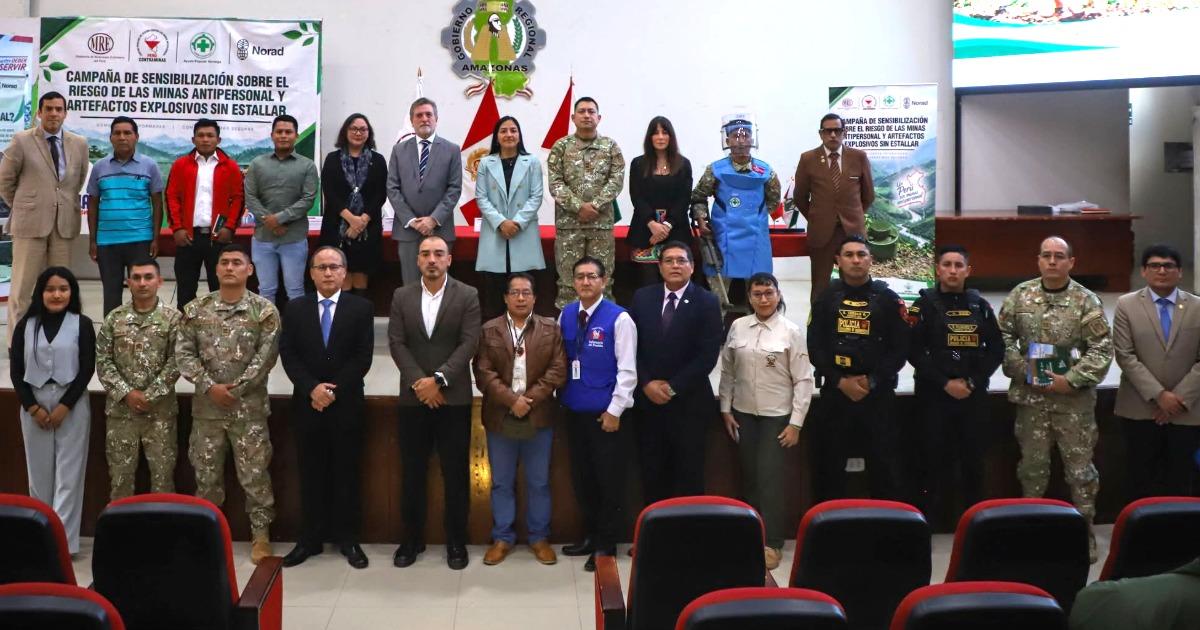 Amazonas refuerza prevención contra minas