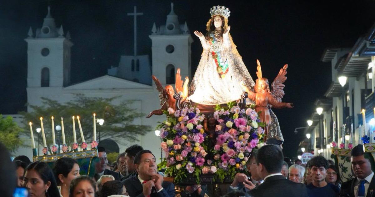 Imágenes restauradas de la Virgen Asunta, Santa Ana y la Niña María regresan a la Catedral de Chachapoyas