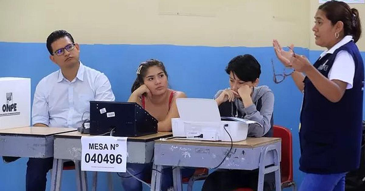 Miembros de mesa cobran S/ 165 desde el lunes 13