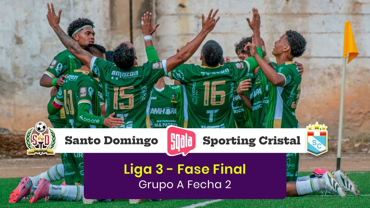 Chachapoyas | (DIFERIDO) Santo Domingo vs Sporting Cristal