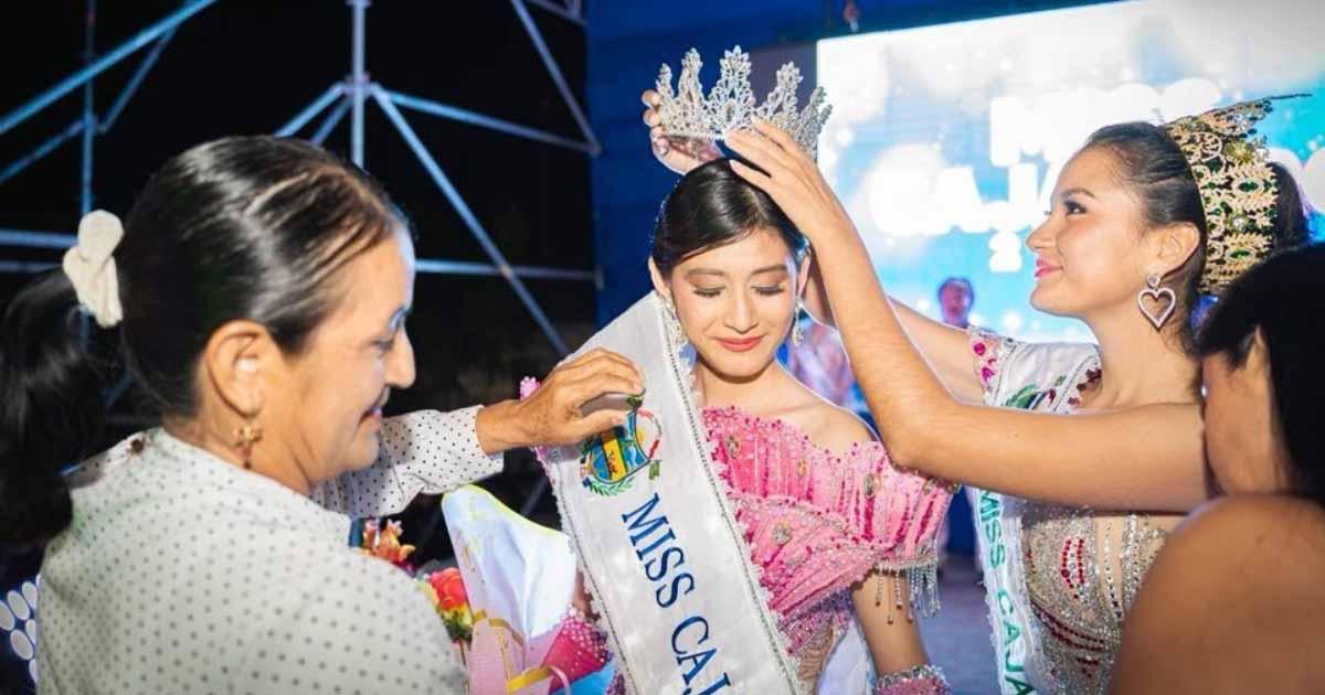 Utcubamba: Jennyfer Montenegro es coronada como Miss Cajaruro 2025